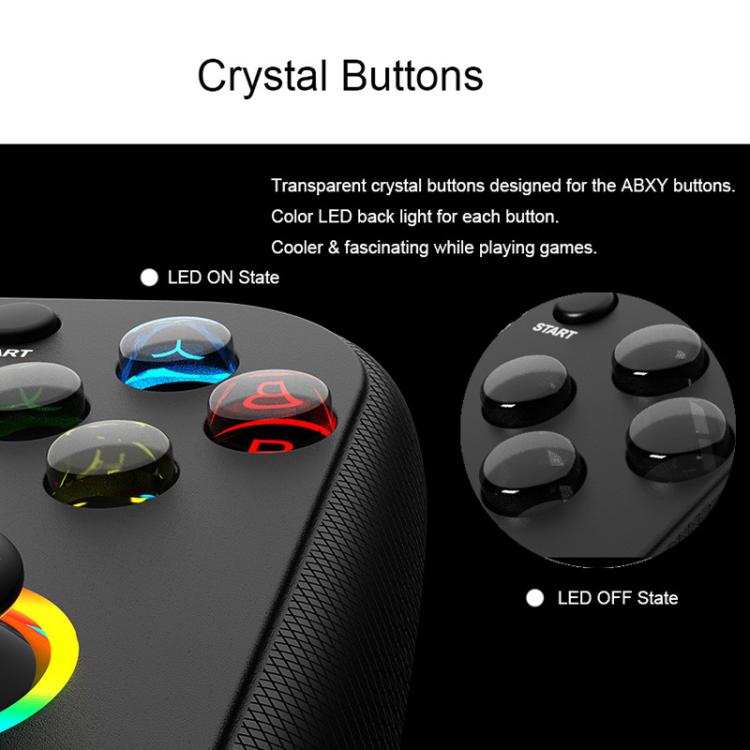 Controller di gioco wireless retrattile con doppia vibrazione