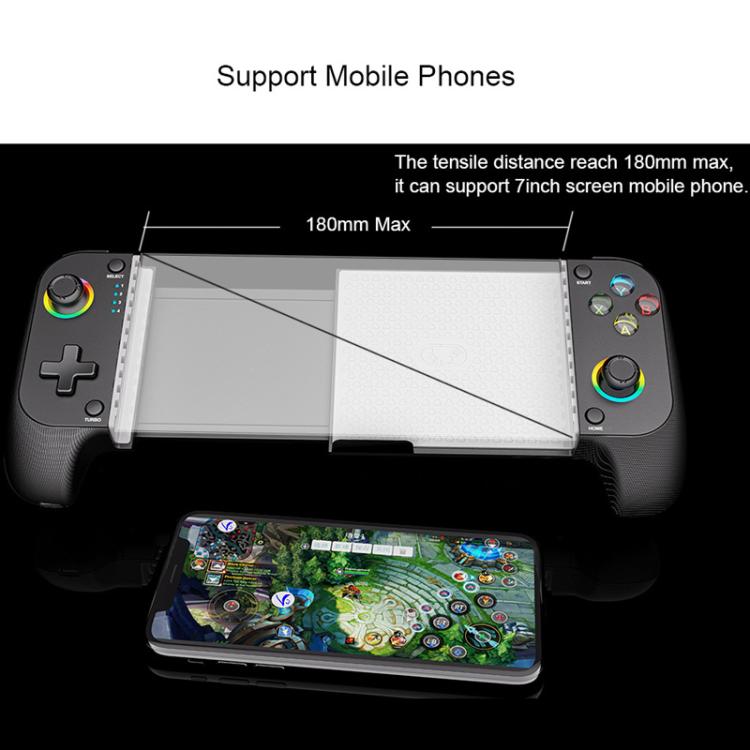Controller di gioco wireless retrattile con doppia vibrazione