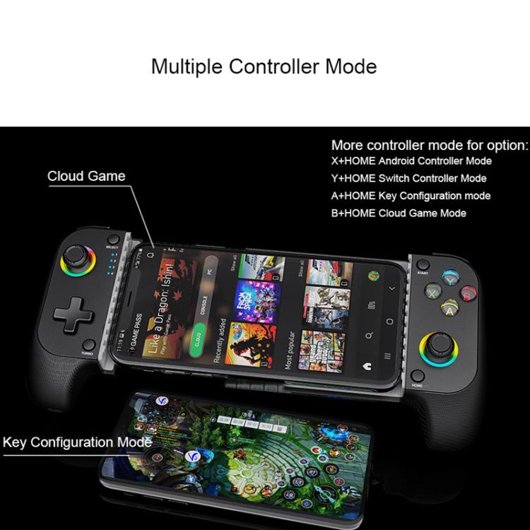 Controller di gioco wireless retrattile con doppia vibrazione