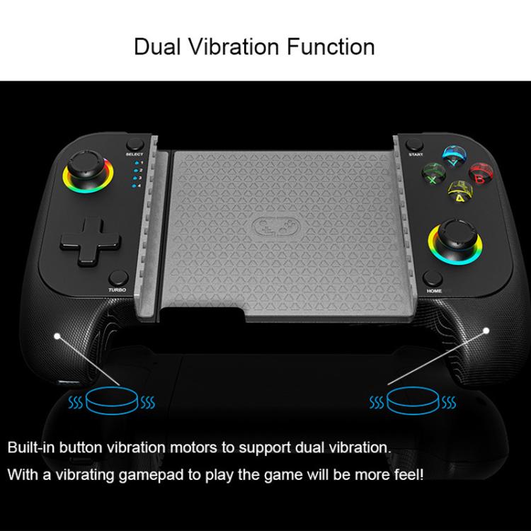 Controller di gioco wireless retrattile con doppia vibrazione