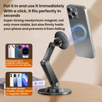 Supporto magnetico pieghevole per telefono in alluminio