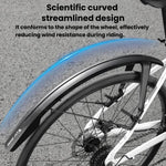 Parafanghi anteriori e posteriori estesi impermeabili per bici