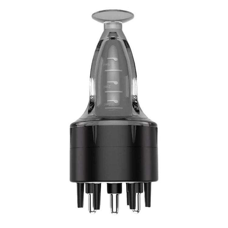 Applicatore per medicinali cuoio capelluto con pettine massaggian