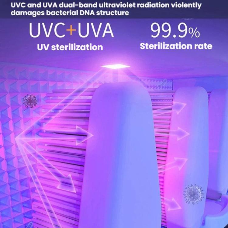 Porta spazzolino con sterilizzazione UV e asciugatura