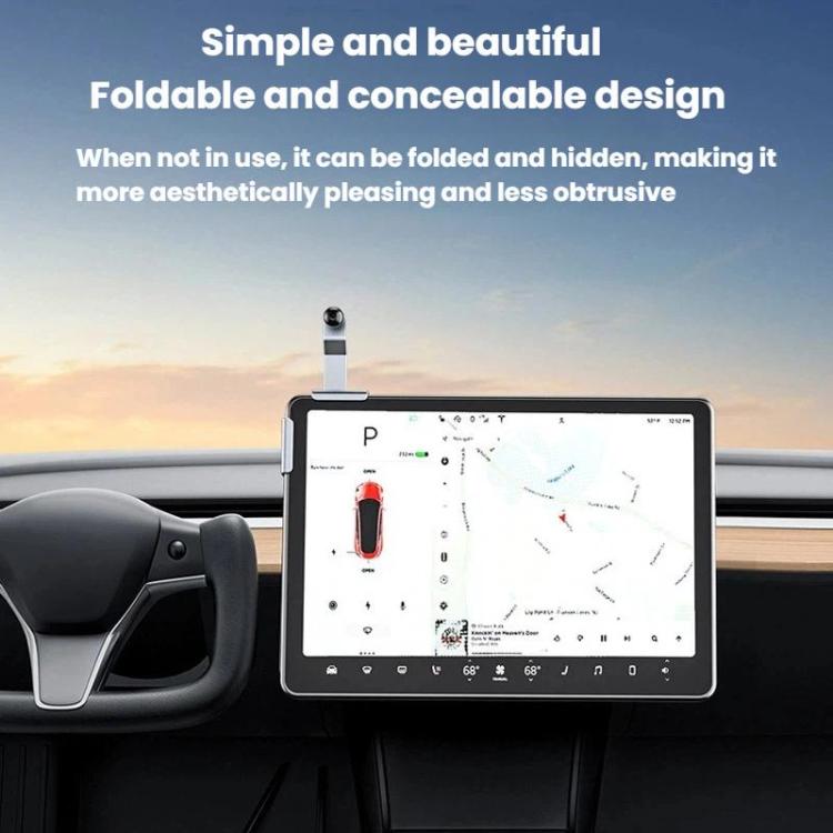 Supporto girevole telefono da auto con base magnetica