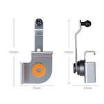 Supporto girevole telefono da auto con base magnetica