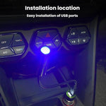 Luce ambientale USB per interni auto G-301 con proiezione I LOVE