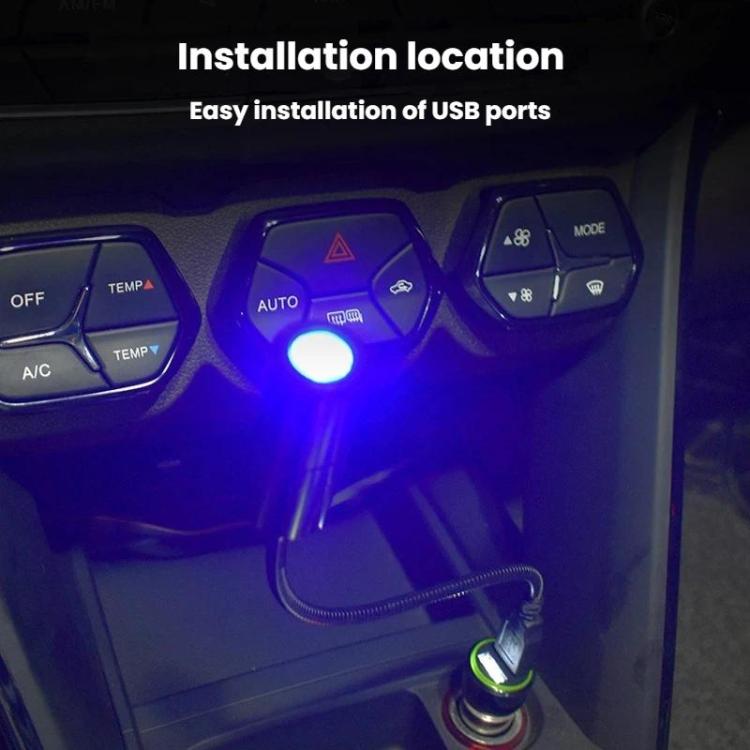 Luce ambientale USB per interni auto G-301 con proiezione I LOVE