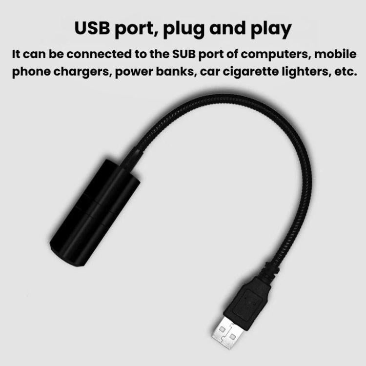 Luce ambientale USB per interni auto G-301 con proiezione I LOVE