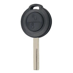 Guscio chiave Mitsubishi lama dritta testa tonda