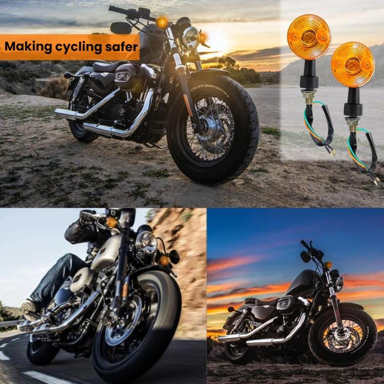 Kit indicatori di direzione per moto e ATV 12V con relè e clacson