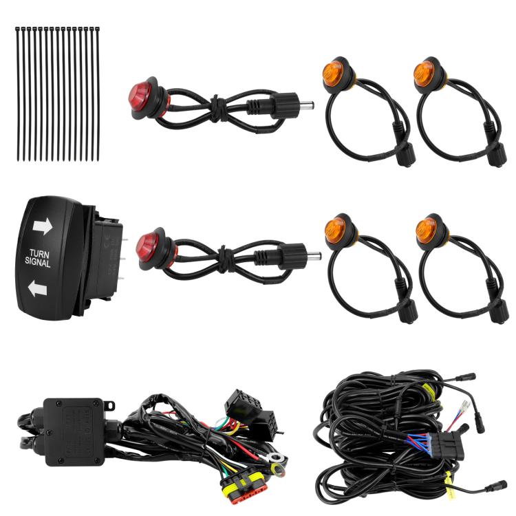 Kit relè indicatori direzione LED per ATV 12V