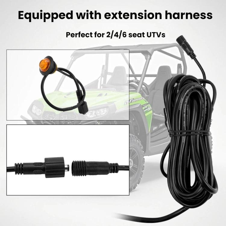 Kit relè indicatori direzione LED per ATV 12V