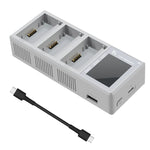 Hub di ricarica LCD 3 alloggiamenti 100W per DJI Mini