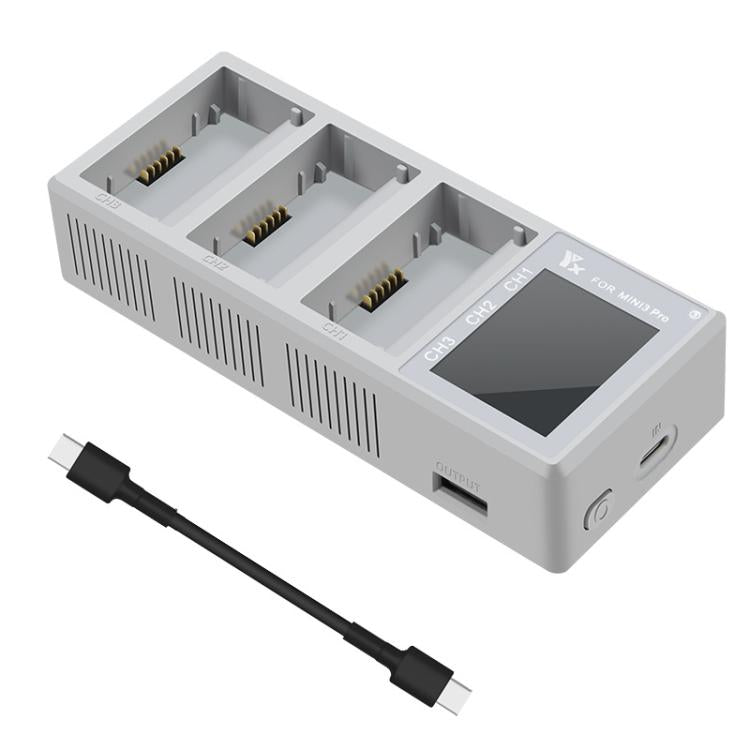 Hub di ricarica LCD 3 alloggiamenti 100W per DJI Mini