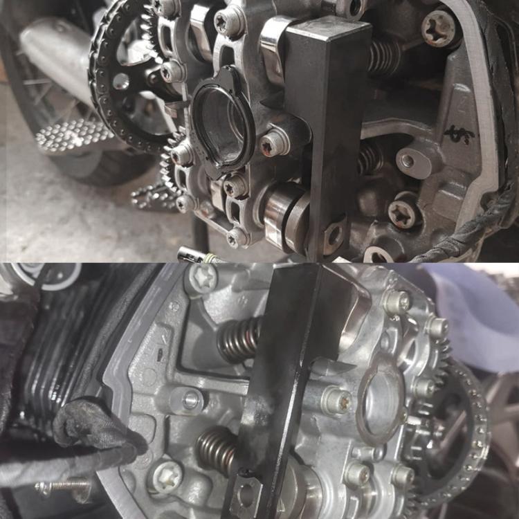 Attrezzo allineamento fasatura per BMW R1200GS e R1200RT