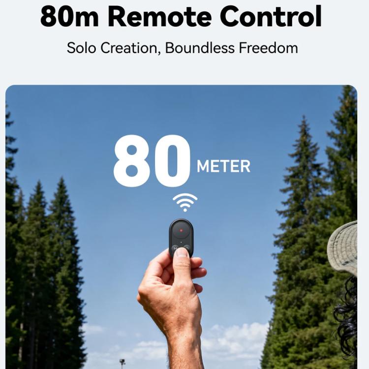TELESIN Telecomando Bluetooth per selfie stick e treppiede
