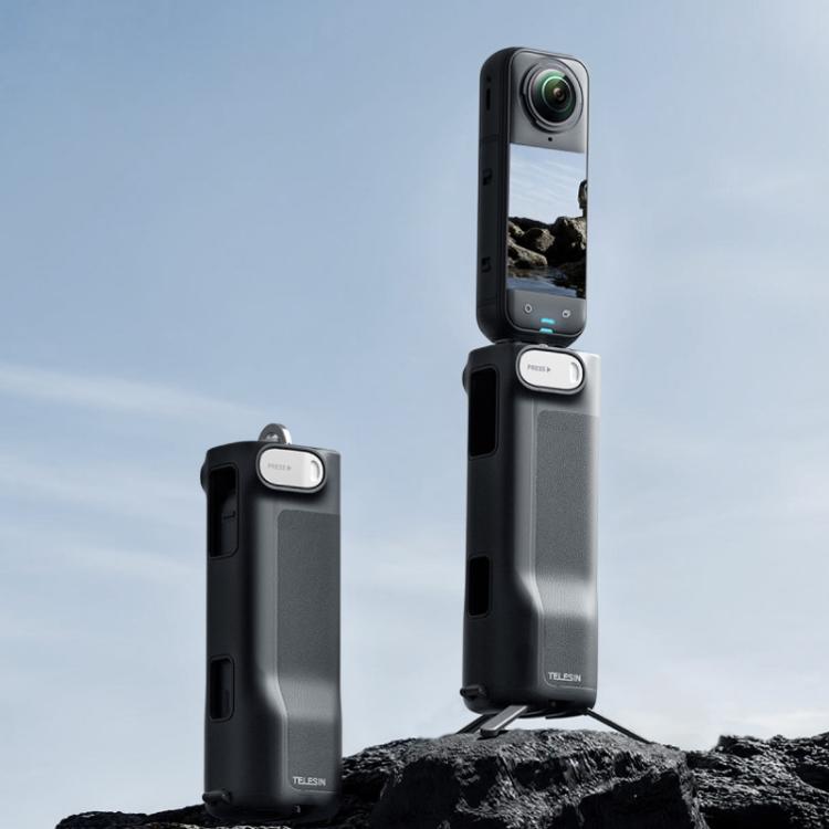 Impugnatura pieghevole con treppiede per Insta360 X5/X4