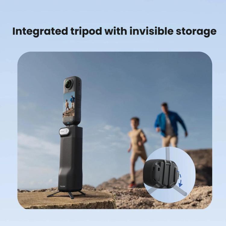 Impugnatura pieghevole con treppiede per Insta360 X5/X4