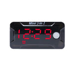 Misuratore tempo, tensione e temperatura impermeabile 8-150V