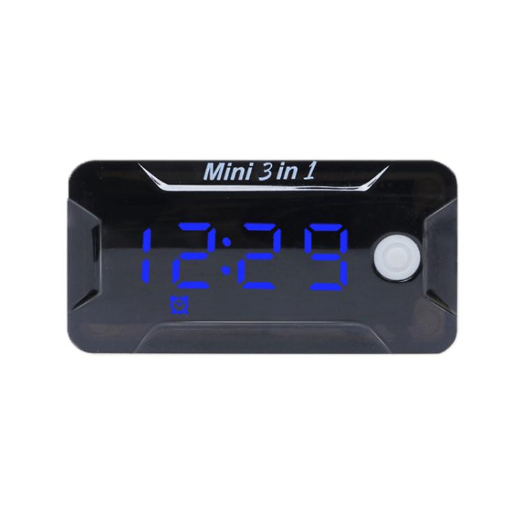 Misuratore tempo, tensione e temperatura impermeabile 8-150V
