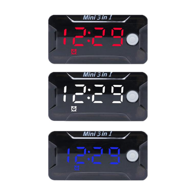Misuratore tempo, tensione e temperatura impermeabile 8-150V