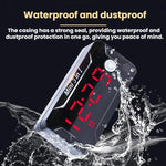 Misuratore tempo, tensione e temperatura impermeabile 8-150V