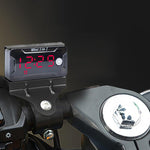 Misuratore tempo, tensione e temperatura impermeabile 8-150V