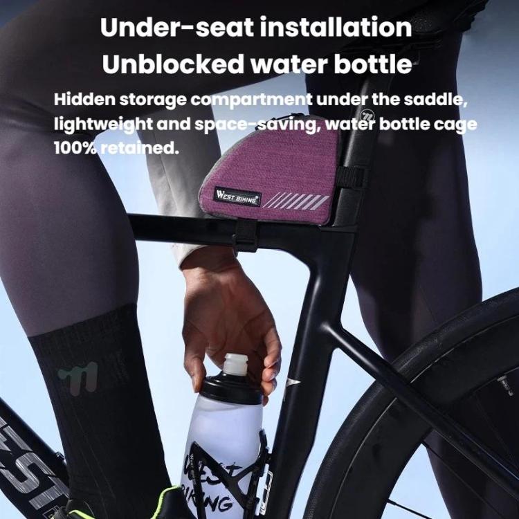 Borsa triangolare portatile per telaio bici 0,3L