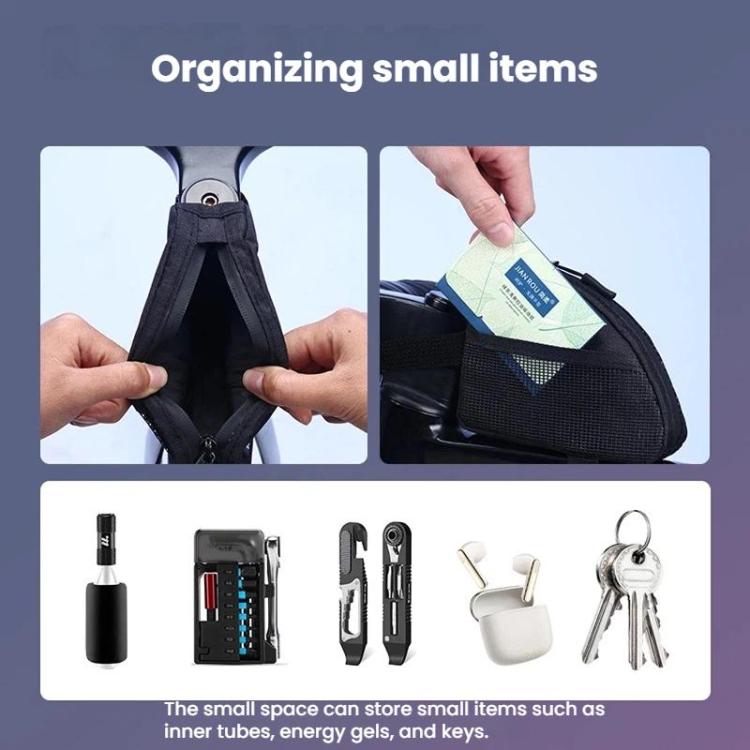 Borsa triangolare portatile per telaio bici 0,3L