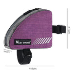Borsa triangolare portatile per telaio bici 0,3L