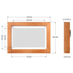 WAVESHARE ESP32-S3 Display e-paper a colori da 7,3 pollici E6 con cornice in legno massello, risoluzione 800 × 480, 32408