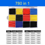 Kit termoretraibile per tubi 164 pezzi in materiale PE