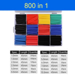 Kit termoretraibile per tubi 164 pezzi in materiale PE