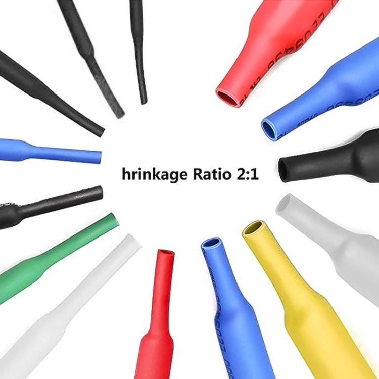 Kit termoretraibile per tubi 164 pezzi in materiale PE