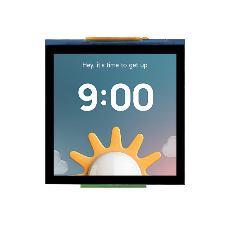 Scheda di sviluppo ad alte prestazioni WAVESHARE RP2350 con risoluzione 480 x 480., Without Touch Screen