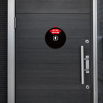 Cartello adesivo 4 in 1 per porta ufficio 5 pollici
