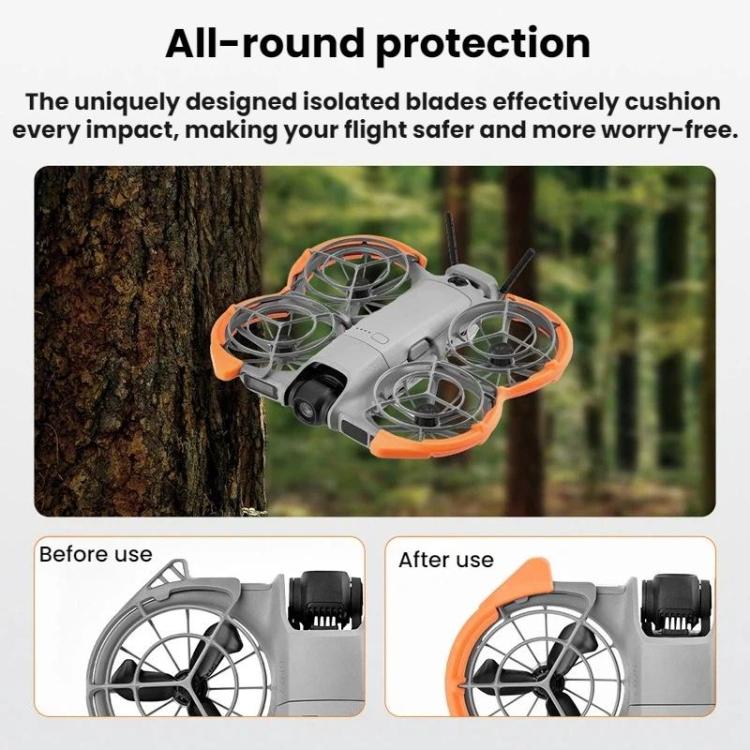 Staffa protezione eliche drone DJI Neo 2 in TPE