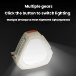 Mini lampada frontale COB ricaricabile USB impermeabile