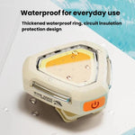 Mini lampada frontale COB ricaricabile USB impermeabile
