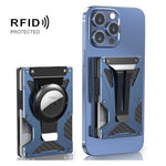 Portafoglio magnetico con blocco RFID per AirTag
