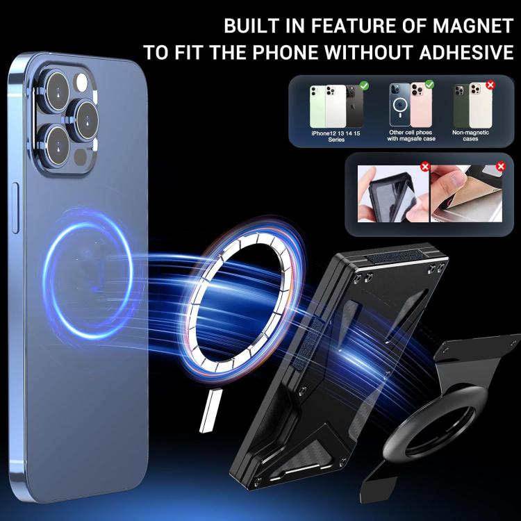 Portafoglio magnetico con blocco RFID per AirTag