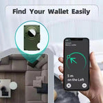 Portafoglio in metallo con protezione RFID per AirTag