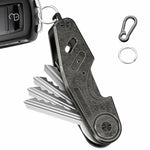 Portachiavi in alluminio vintage con clip per 2-6 chiavi
