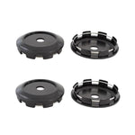 Set 4 coprimozzi ruota vuoti diametro 77 mm