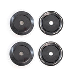 Set 4 coprimozzi ruota vuoti diametro 77 mm