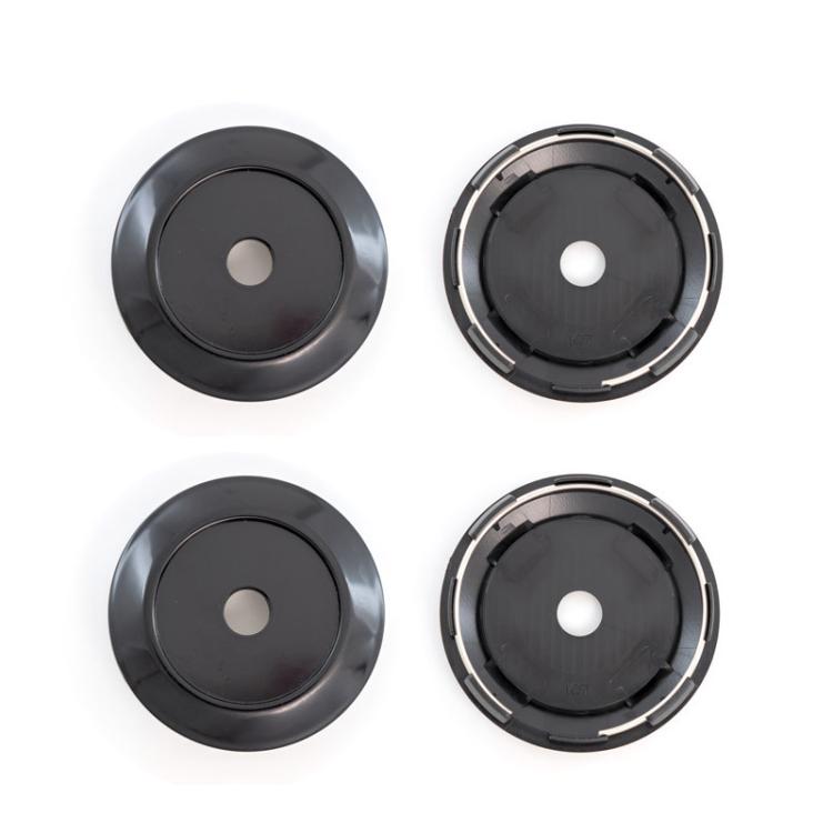 Set 4 coprimozzi ruota vuoti diametro 77 mm