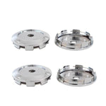 Set 4 coprimozzi ruota vuoti diametro 77 mm