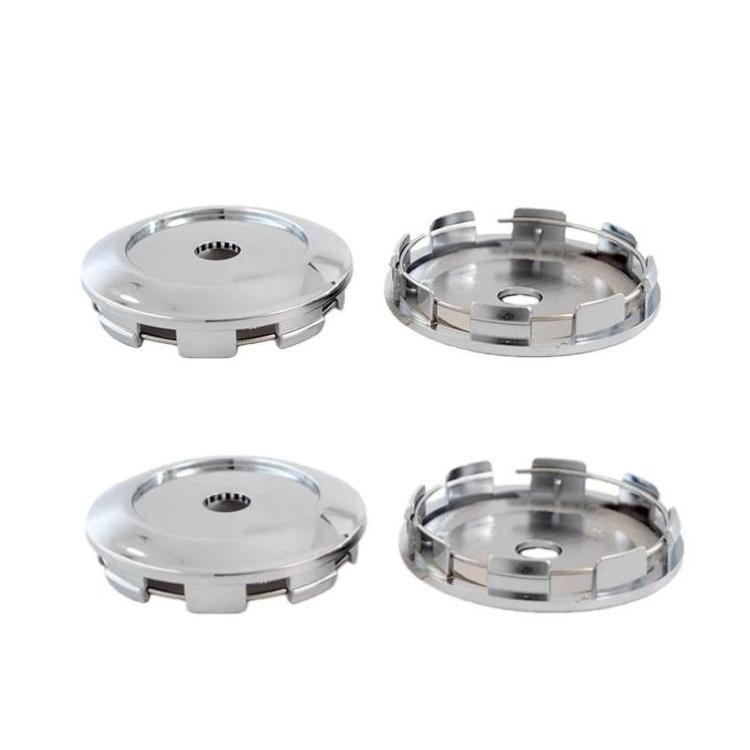 Set 4 coprimozzi ruota vuoti diametro 77 mm
