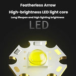 Torcia LED multifunzione portatile con batteria 1200mAh